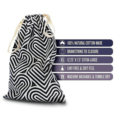 The Collection Embrace Cotton Storage Bag by Blush Novelties - Vibrator Accessories