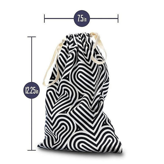 Blush Novelties The Collection Embrace Cotton Toy Storage Bag - Vibrator Accessories
