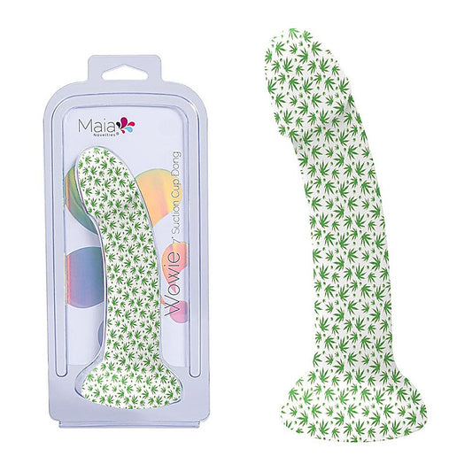 Maia WOWIE Glow In Dark Realistic Dong White - Realistic Dildos