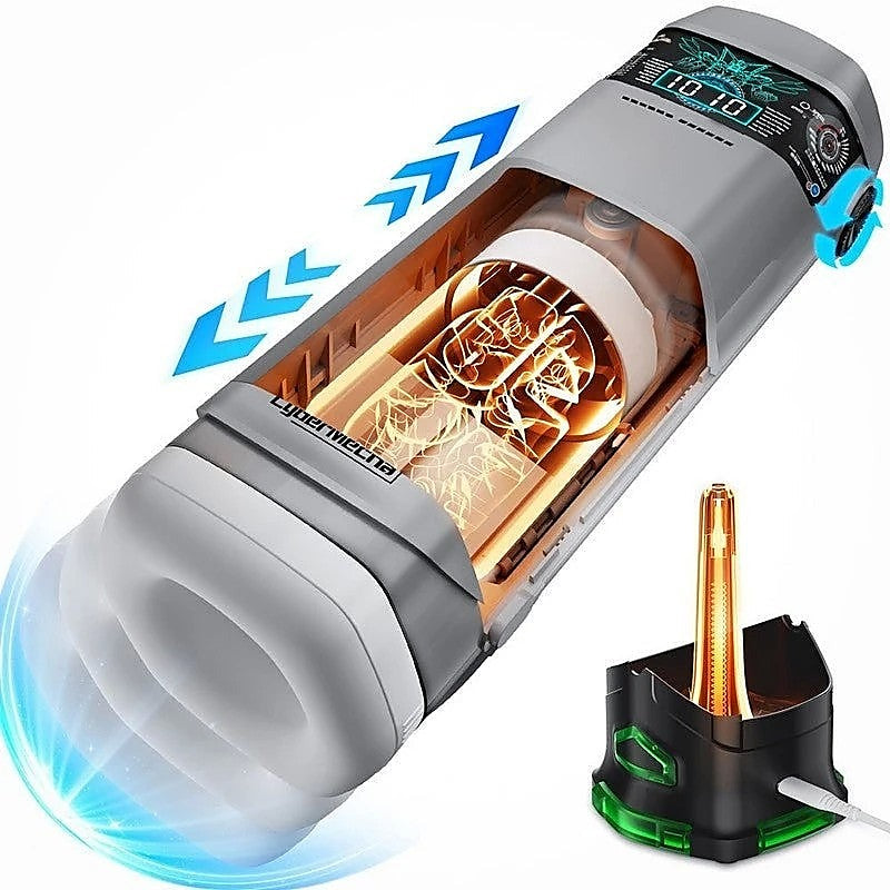 B-Titan Thrusting Auto Male Masturbator by Topco - Masturbators and Strokers