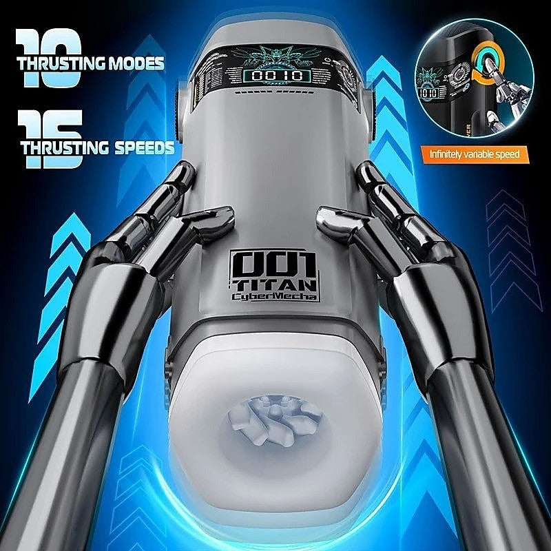 B-Titan Thrusting Auto Male Masturbator by Topco - Masturbators and Strokers