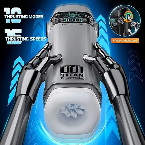 B-Titan Thrusting Auto Male Masturbator by Topco - Masturbators and Strokers