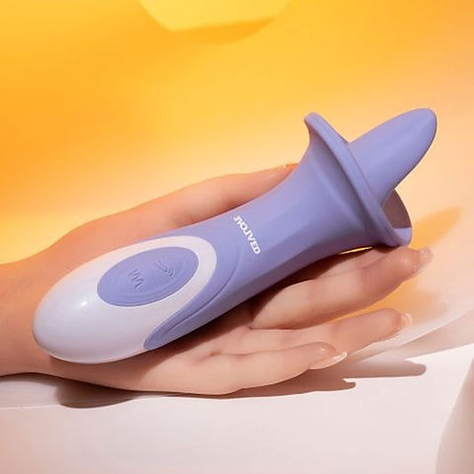 Evolved LIX & KISSES USB Rechargeable Flicking Tongue Vibrator Purple
