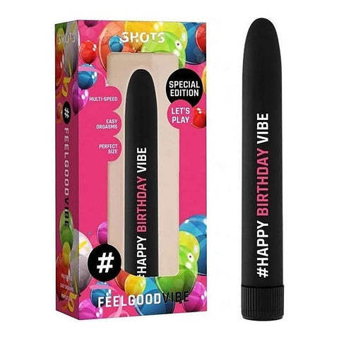 Feelgood #HappyBirthday Bullet Vibrator by Shots Toys - Bullet Vibrators