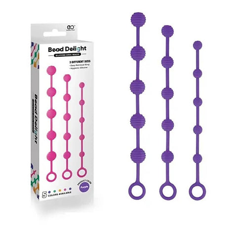 Power Bead Delight Silicone Anal Beads by NANMA Corporation - Anal Beads and Balls