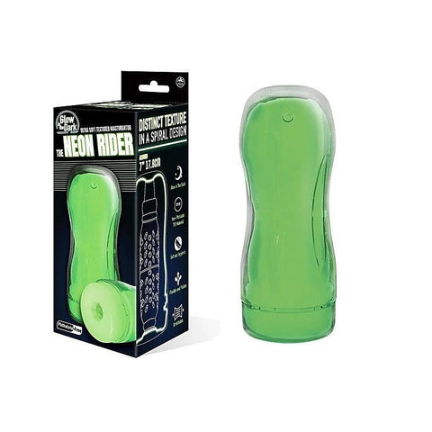 The Neon Rider Glow in Dark Male Masturbator - Masturbators and Strokers