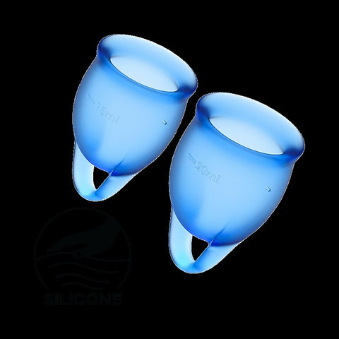 Feel Confident Silicone Menstrual Cups by Satisfyer - Menstrual Cups