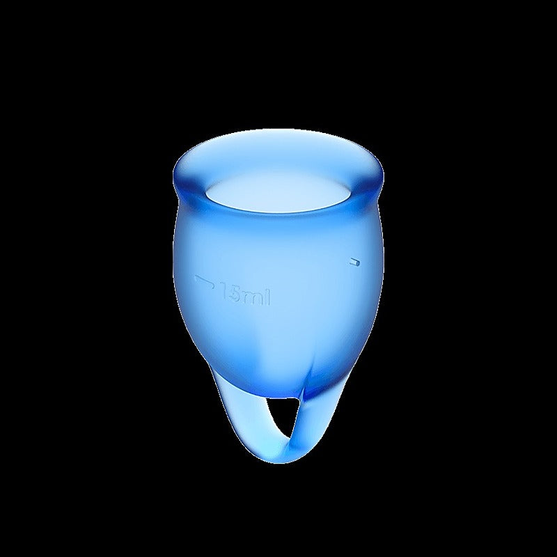 Feel Confident Silicone Menstrual Cups by Satisfyer - Menstrual Cups