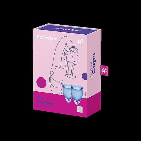Feel Confident Silicone Menstrual Cups by Satisfyer - Menstrual Cups