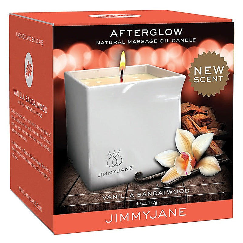 JimmyJane Afterglow Vanilla Sandalwood Massage Candle 128g - Sex Pheromones and Perfumes