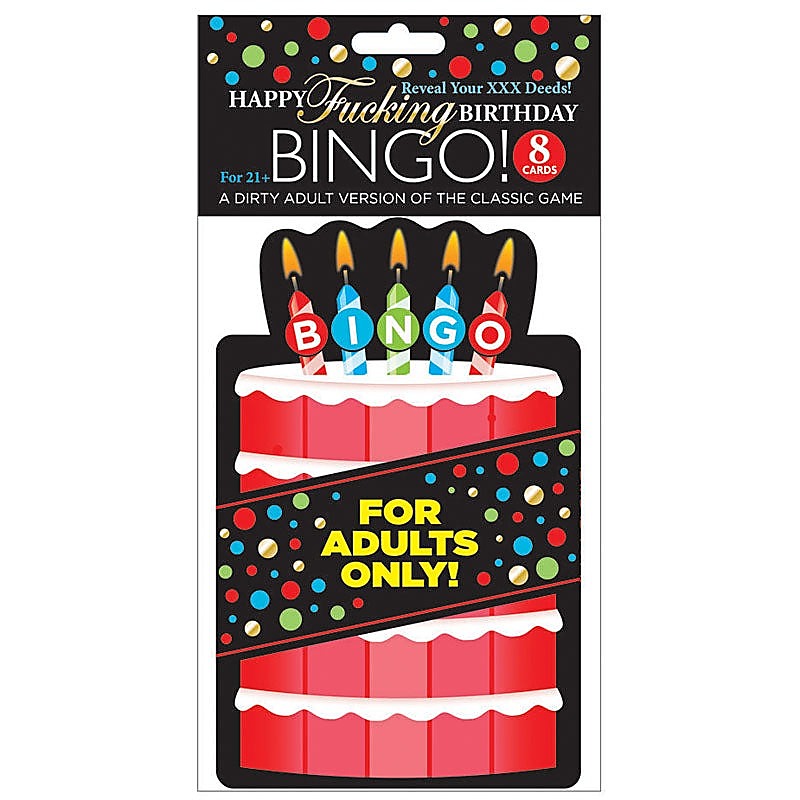 Happy Birthday Bingo Party Game by Little Genie - Sex Games, Coupons and Tricks