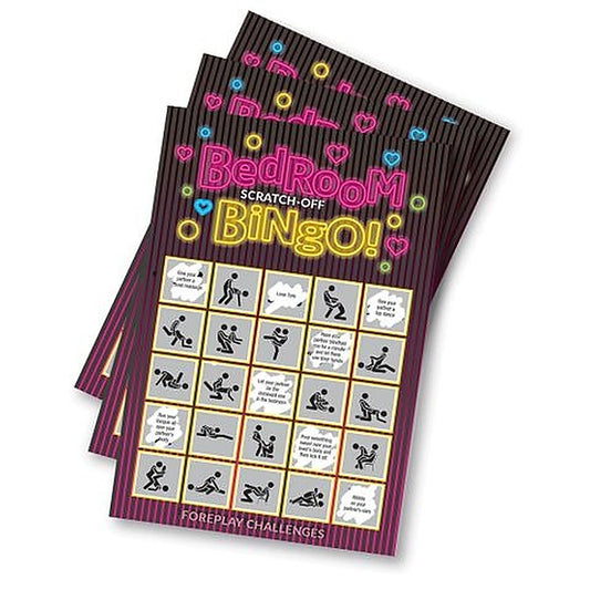 Bedroom Bingo Foreplay Scratcher Card by Little Genie - Party Gifts and Novelties