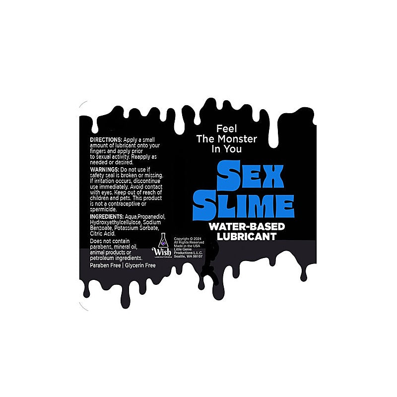 Sex Slime Creature Water Based Lubricant by Little Genie - Water Based Lubes