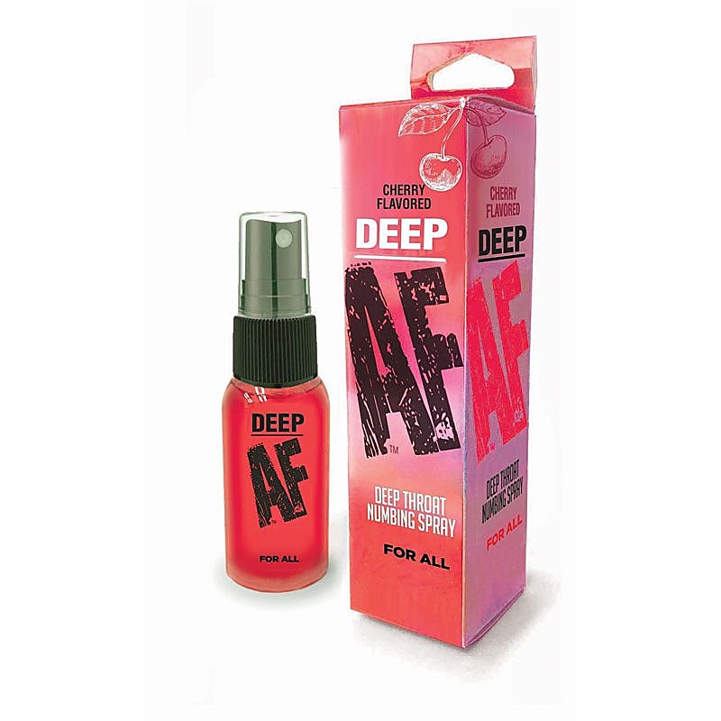 Deep AF Flavoured Deep Throat Spray by Little Genie - Delay and Excite Sprays