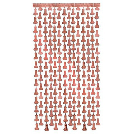 Glitterati Novelty Party Penis Foil Curtains by Little Genie - Party Gifts and Novelties