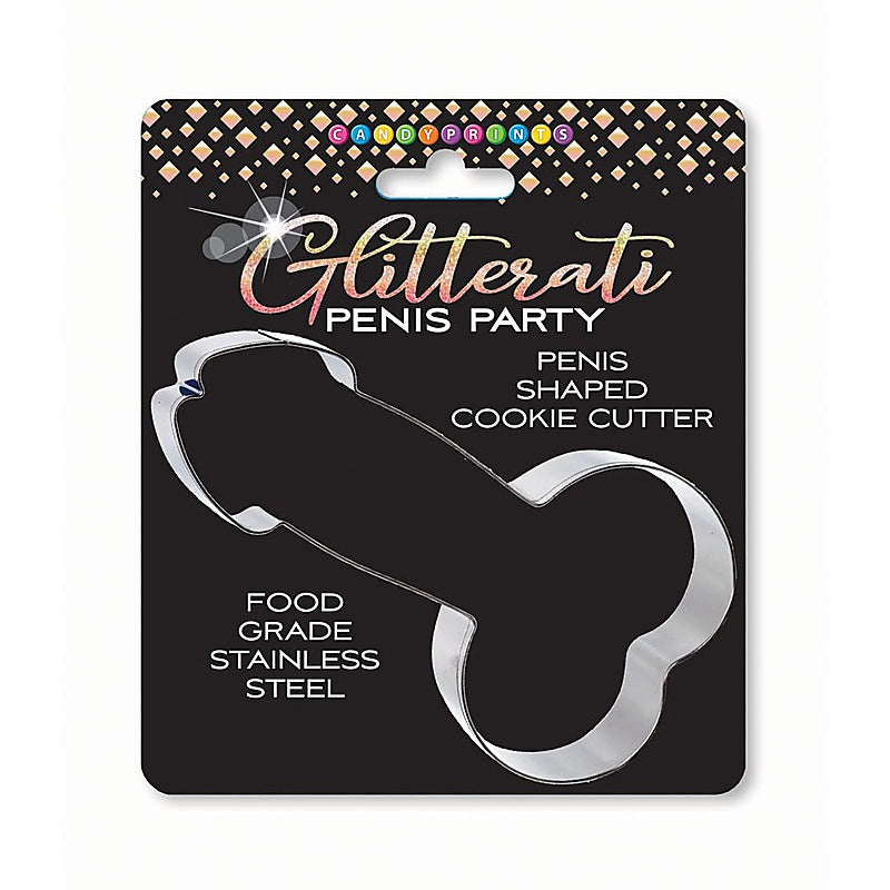 Glitterati Novelty Penis Cookie Cutter by Little Genie - Party Gifts and Novelties