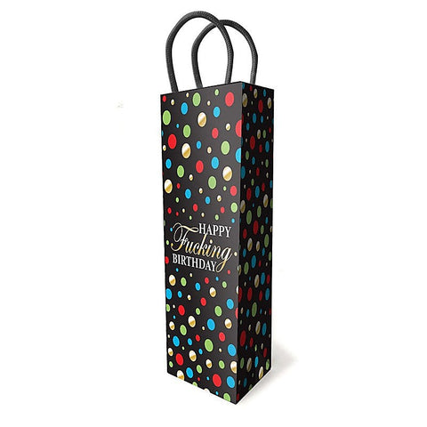 Happy Fucking Birthday Naughty Gift Bag by Little Genie - Party Gifts and Novelties