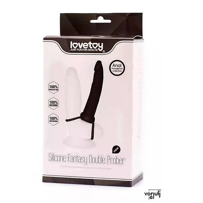 Anal Indulgence Collection Fantasy Double Prober 6'' Anal - Anal Dildos