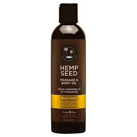 Scented Hemp Seed Massage and Body Oil by Earthly Body - Massage Oils and Lubricants