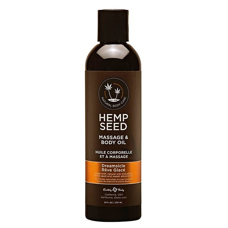 Scented Hemp Seed Massage and Body Oil by Earthly Body - Massage Oils and Lubricants