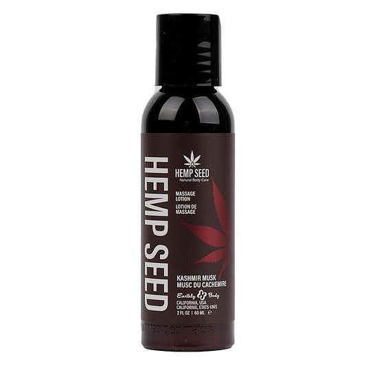 Earthly Body Hemp Seed Scented Adult Massage Lotion 59 ml