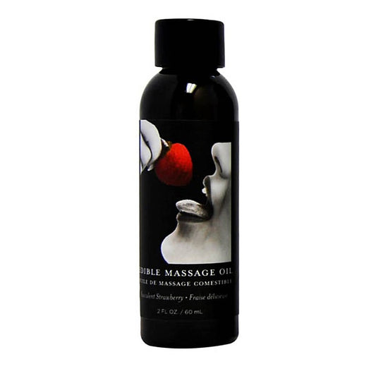 Earthly Body Edible Natural Flavoured Massage Oil 59 ml