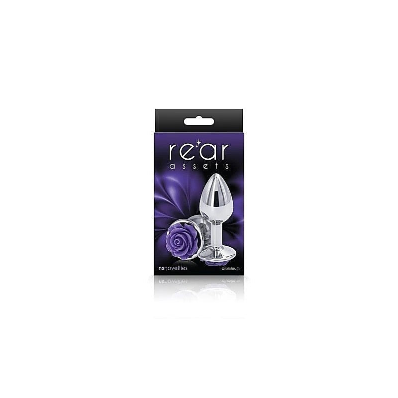 Rear Assets Rose Metal Butt Plug by NS Novelties - Butt Plugs
