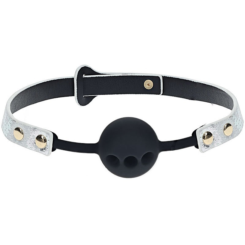 Shots Toys OUCH! Florence Collection Brethable Silicone Ball Gag - Bondage Gags and Bits