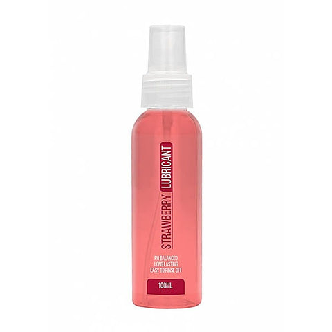Strawberry Flavoured Water Based Lubricant by Shots Toys - Water Based Lubes