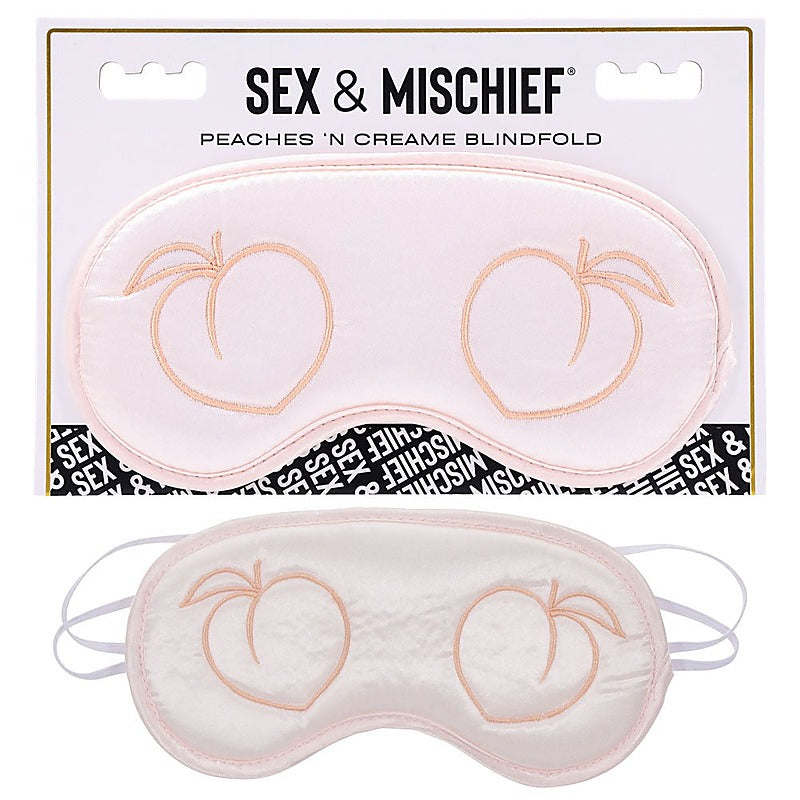 Peaches n CreaMe Bondage Blindfold by Sportsheets - Masks And Blindfolds