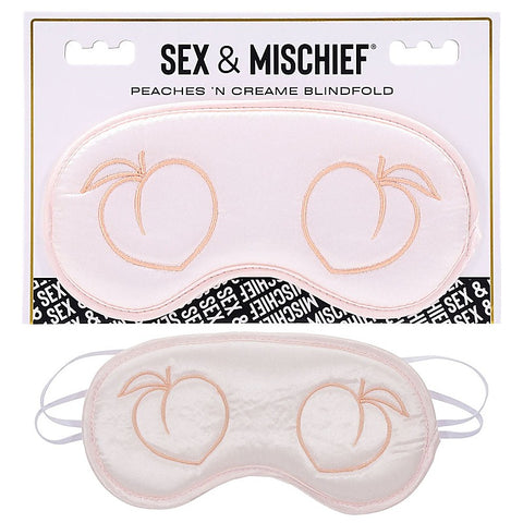 Peaches n CreaMe Bondage Blindfold by Sportsheets - Masks And Blindfolds