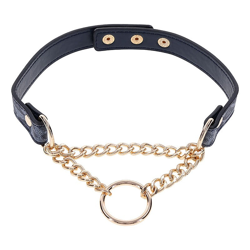 Cougar Day Bondage Collar by Sportsheets - Collars and Leads