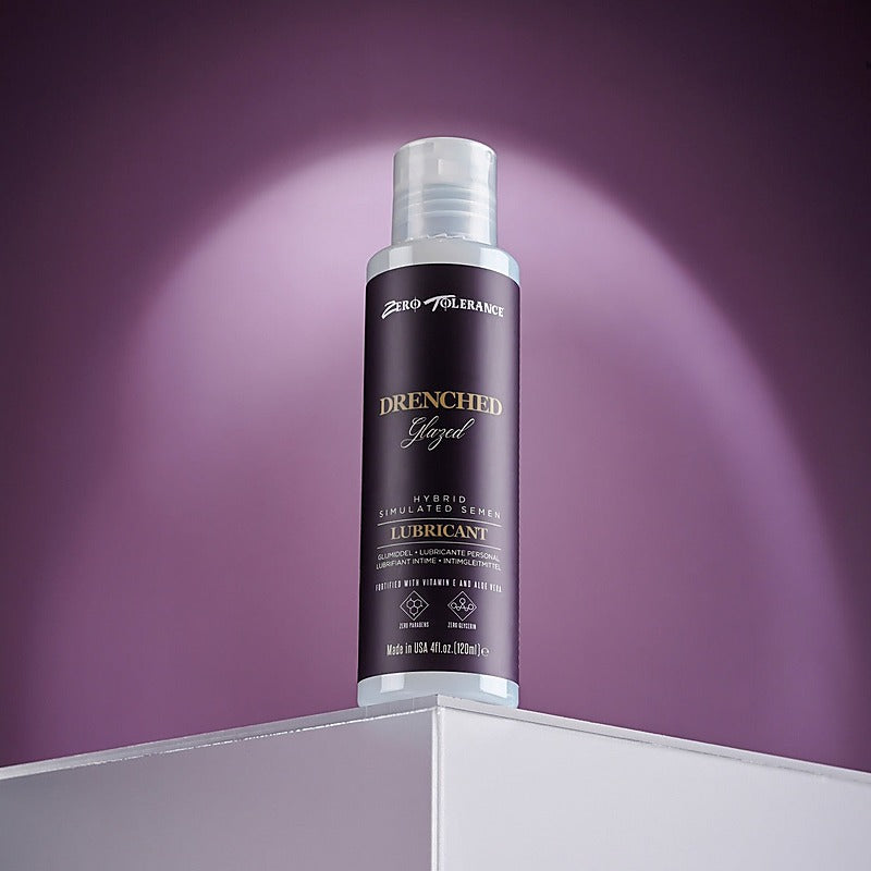 Zero Tolerance DRENCHED GLAZED Hybrid Adult Lubricant 120ml - Massage Oils and Lubricants