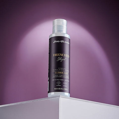 Zero Tolerance DRENCHED GLAZED Hybrid Adult Lubricant 120ml - Massage Oils and Lubricants