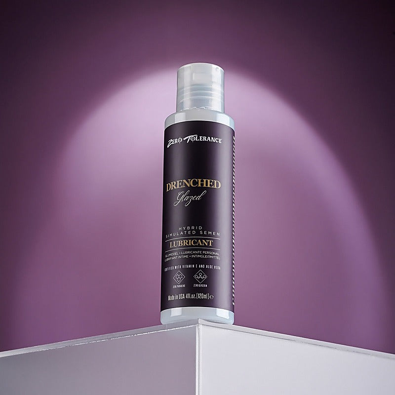 Zero Tolerance DRENCHED GLAZED Hybrid Adult Lubricant 120ml - Massage Oils and Lubricants
