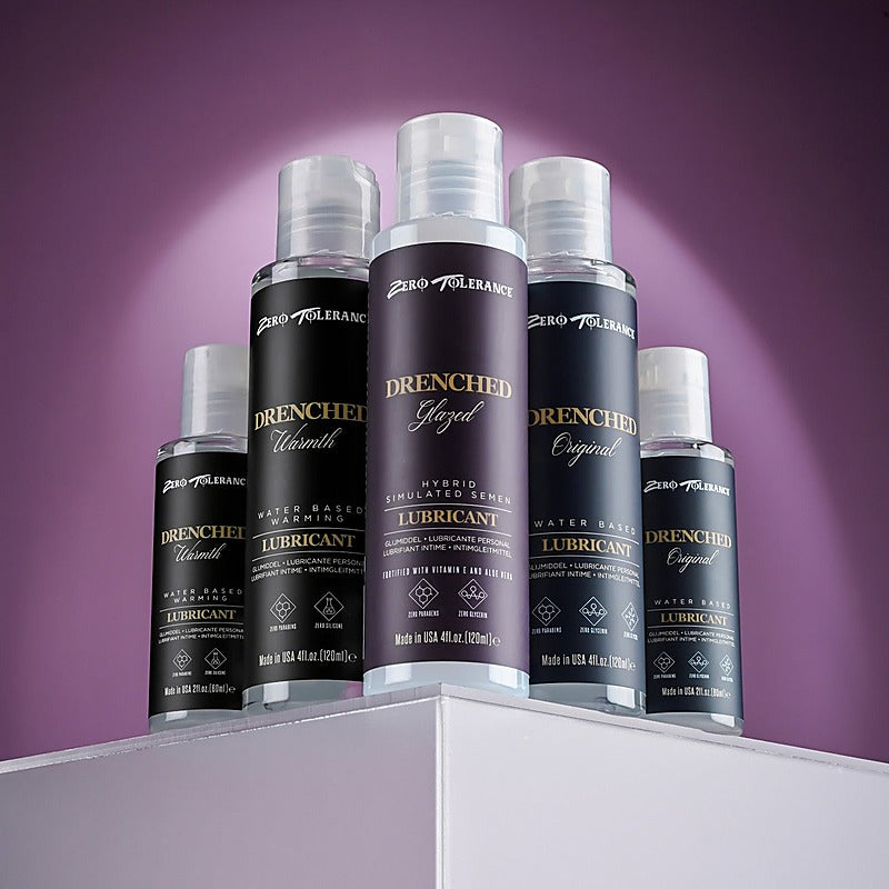 Zero Tolerance DRENCHED GLAZED Hybrid Adult Lubricant 120ml - Massage Oils and Lubricants