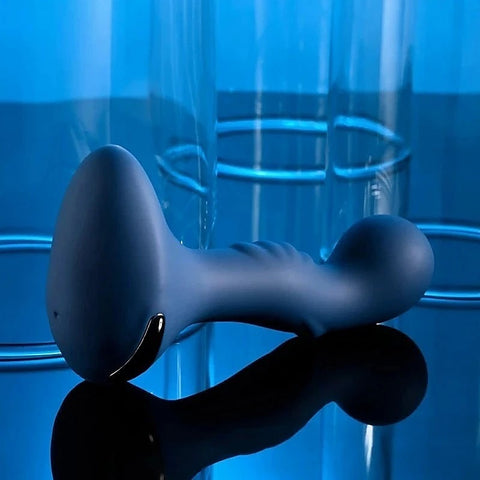 Blue Oasis Vibrating Anal Plug by Evolved - Butt Plugs