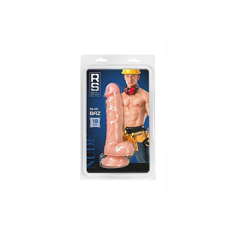 Real Stick Baz Realistic Dildo with Balls by Shots Toys - Realistic Dildos