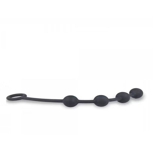 Nexus EXCITE Silicone Anal Beads Black