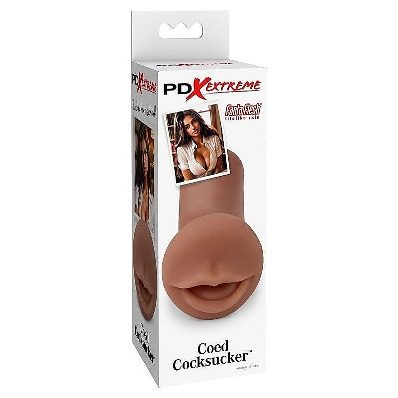PDX Extreme Coed Cocksucker Ultra Realistic Stroker - Masturbators and Strokers