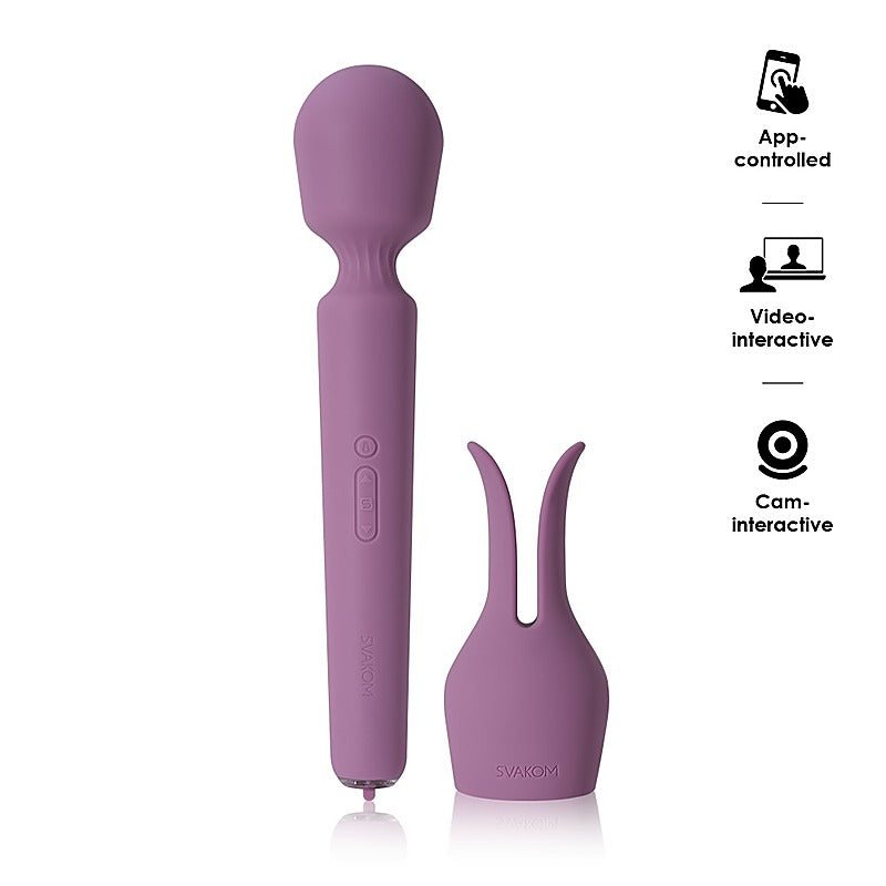 Svakom Emma Neo 2 Rabbit Ears Body Wand Massager - Body Wands
