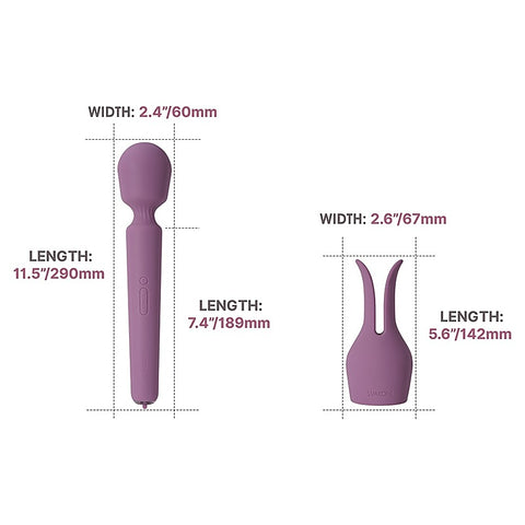 Svakom Emma Neo 2 Rabbit Ears Body Wand Massager - Body Wands