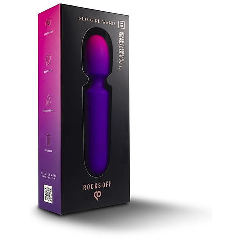 Glo Girl Body Wand Vibrator by Rocks Off - Body Wands