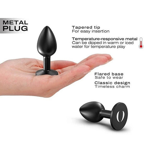 Premium Onix Metal Butt Plug by Marc Dorcel - Butt Plugs