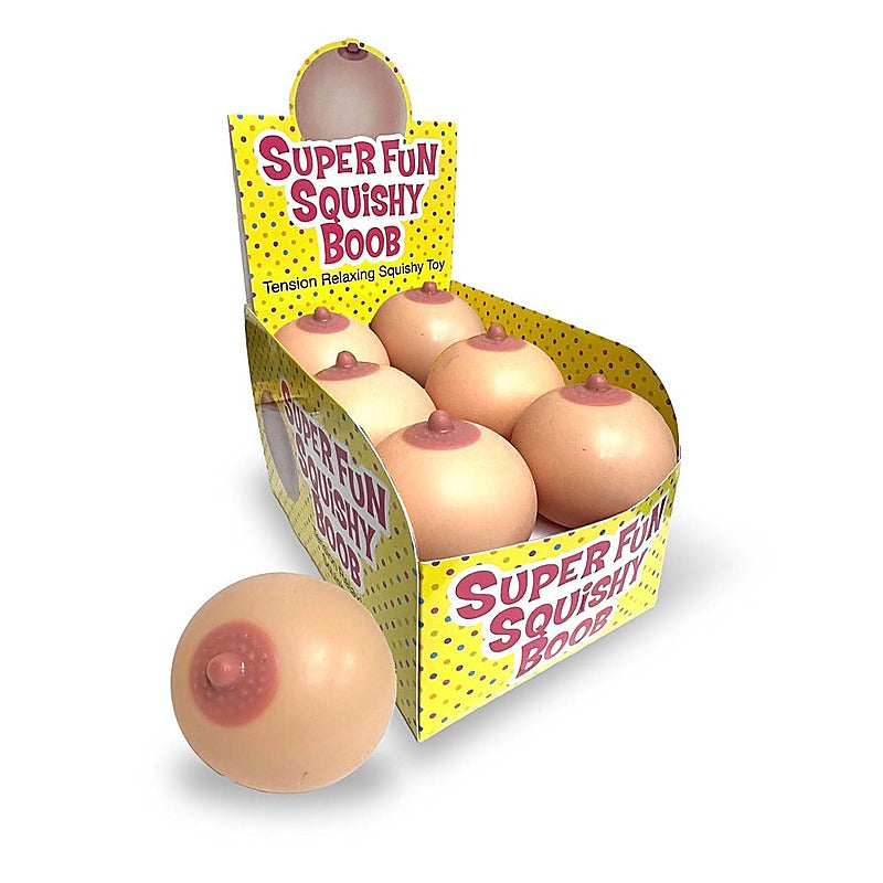 Super Fun Squishy Boobie Stress Balls by Little Genie - Party Gifts and Novelties