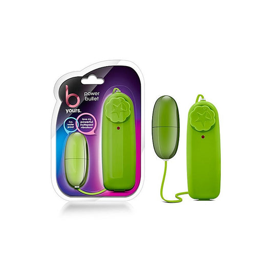 B Yours Multi Speed Power Bullet Vibrator Lime - Bullet Vibrators
