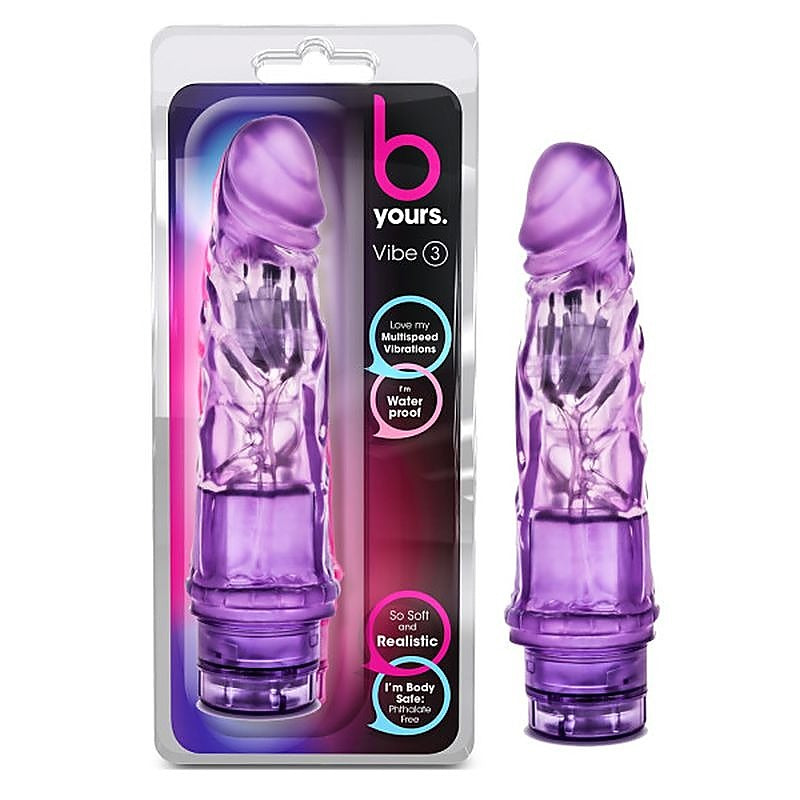 B Yours Vibe No 3 Realistic Vibrator by Blush Novelties - Vibrating Dildos