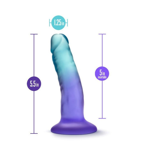 B Yours Morning Dew Dildo Sapphire by Blush Novelties - Realistic Dildos