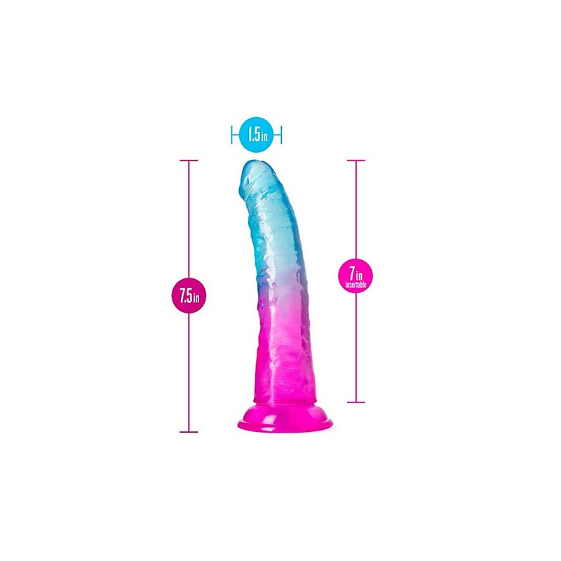 B Yours Beautiful Sky Realistic Dildo 7 Inch Sunset - Realistic Dildos