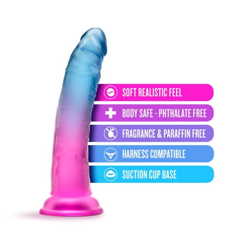 B Yours Beautiful Sky Dildo Sunset by Blush Novelties - Realistic Dildos